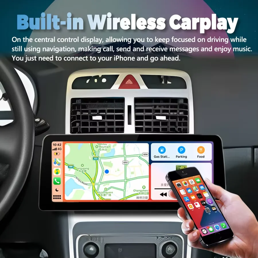 12 3-дюймовый Android 14-экранный радиоприемник автомобильный видеоплеер стерео для