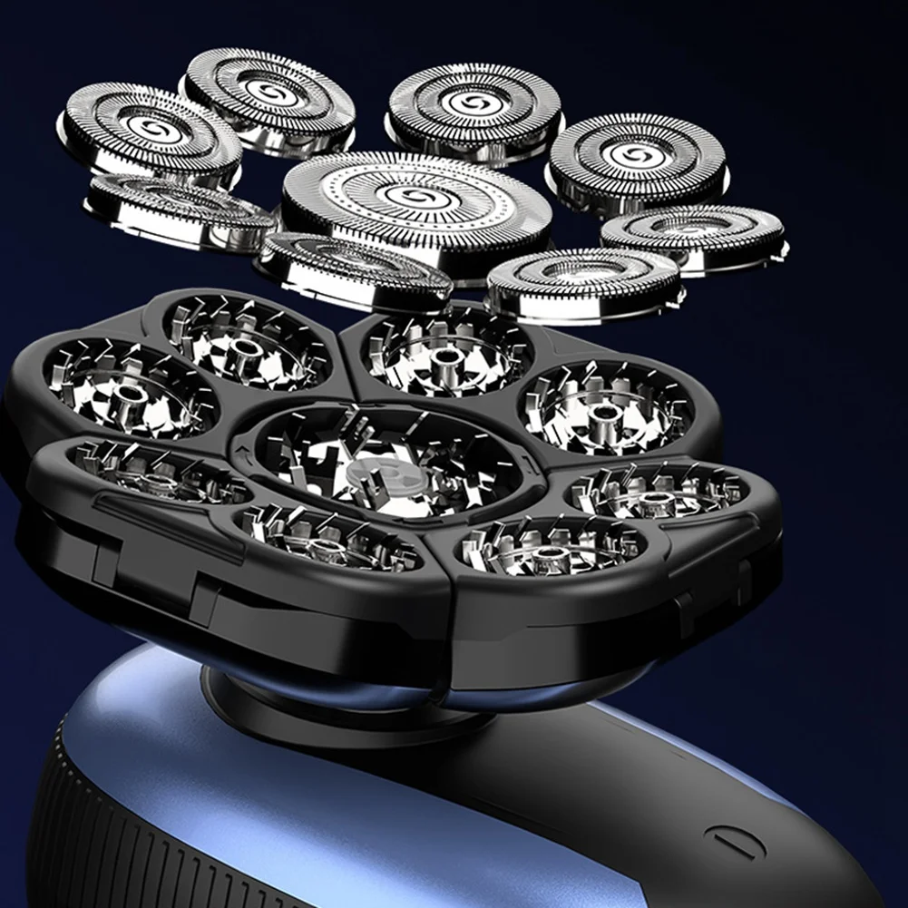 Бритва для мужчин бритва 4D 6 в 1 9 плавающих головок триммер бороды носа ушей