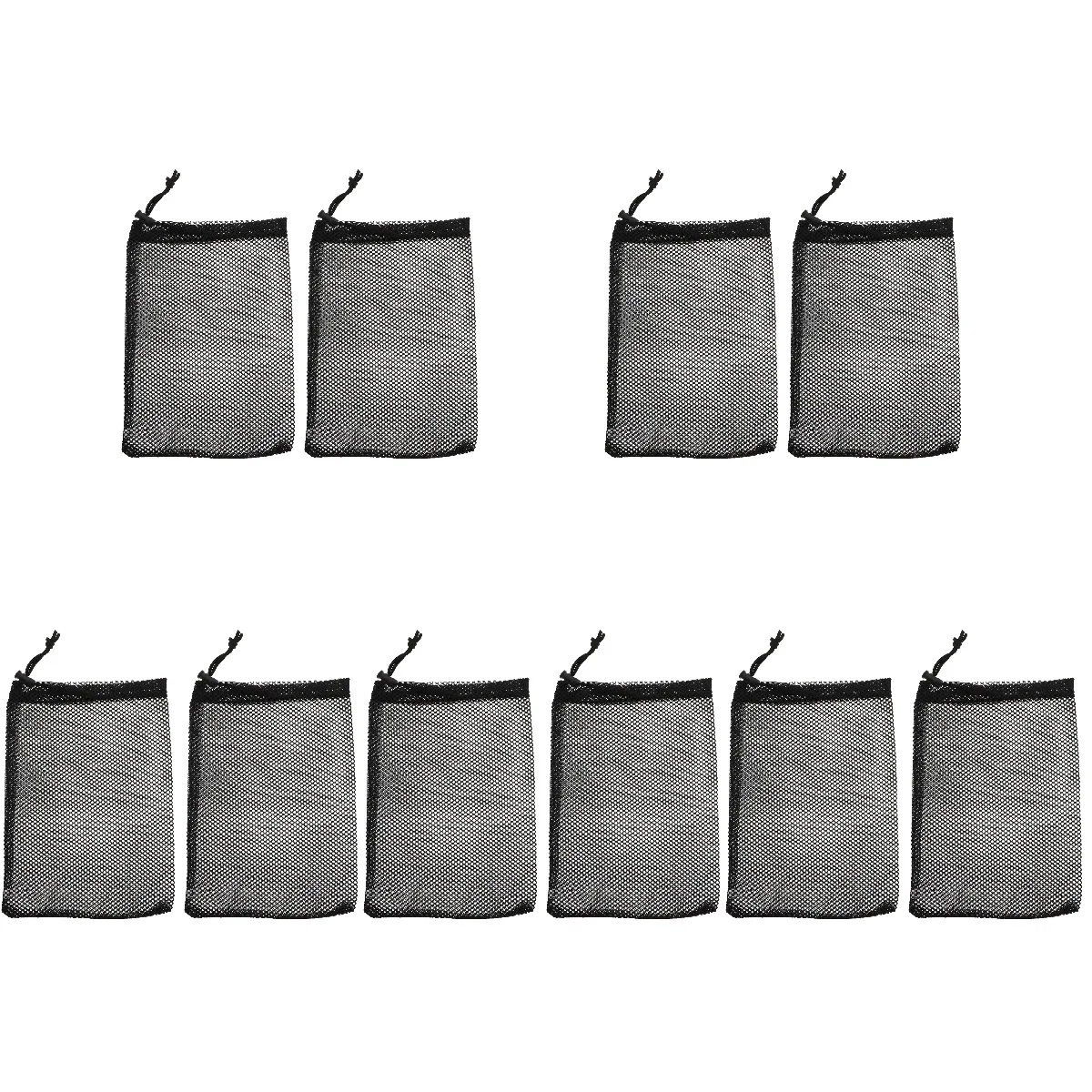 

10 Golfs Net Storage Golfs Sleeves Holders (Black)