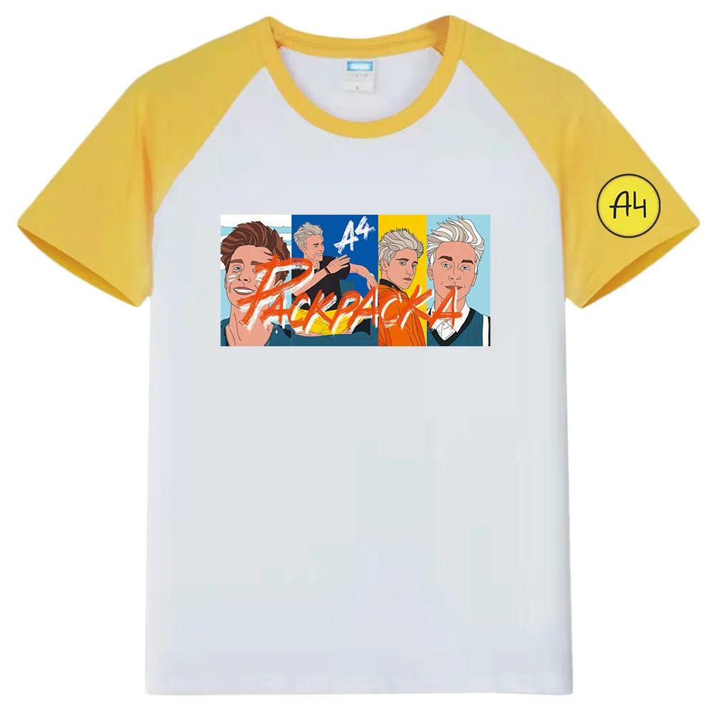 Мерч А4 Shirt Children's 100% Cotoon T Shirts Merch A4 Lamba Casual Girls Clothing Boys Tshirt Fashion Tops Kids Summer T-Shirts