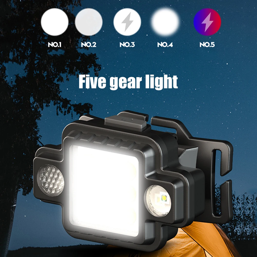 

Светодиодная рабочая лампа XPG COB, Многофункциональный Безопасный портативный фонарь для кемпинга, ночного освещения, походов, рыбалки, 500 лю...