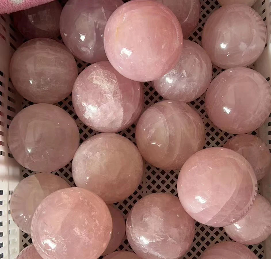 Wholesale 5-10cm Gemstone Ball Crystal Crafts Crystals Healing Stones Amethyst Clear Rose Quartz Sphere Crystal Spheres