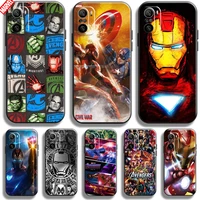 iron man marvel avengers for xiaomi mi 11i phone case 6 67 inch soft silicon coque cover black funda thor comics