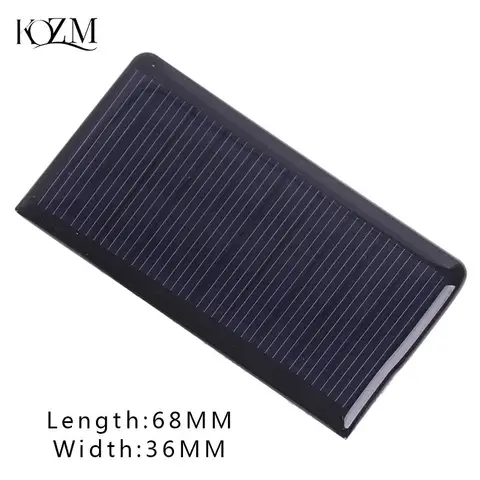 1 шт., солнечная панель, 5 В, 60 мА