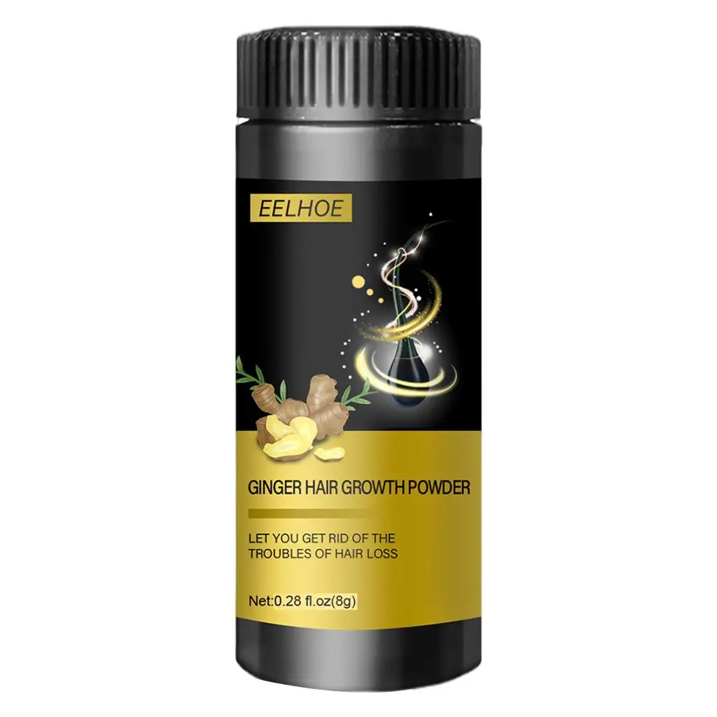 Ginger Hair Growth Powder Scalp Oil Control Promotes Thicker Care Essence for Prevent Thinning Dry Adults | Красота и здоровье
