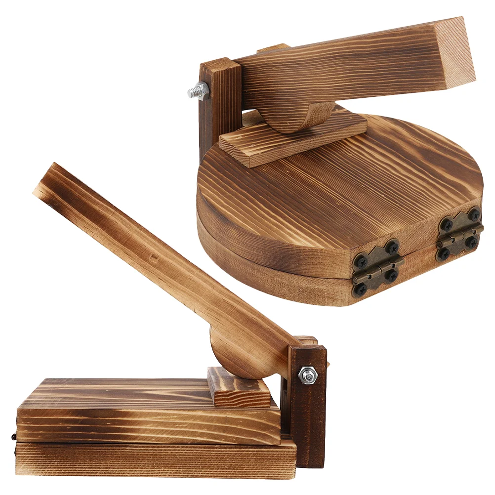 

2pcs Wood Dumpling Pressing Tool Dough Presser Wooden Dumpling Skin Press Tool Pastry Dough Presser