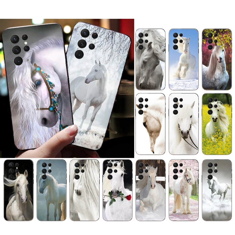 

Phone Case for Samsung Galaxy S23 S22 S21 S20 Ultra S20 S22 S21 Plus S10E S20FE Note 10Plus 20Ultra Horse Case