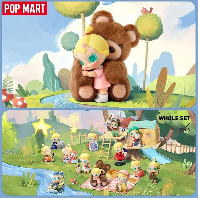 Фото POP MART Baby Molly My Huggable Discovery Series слепая коробка игрушки Kawaii аниме фигурка Caixa Caja сюрприз подарки для взрослых и детей №1