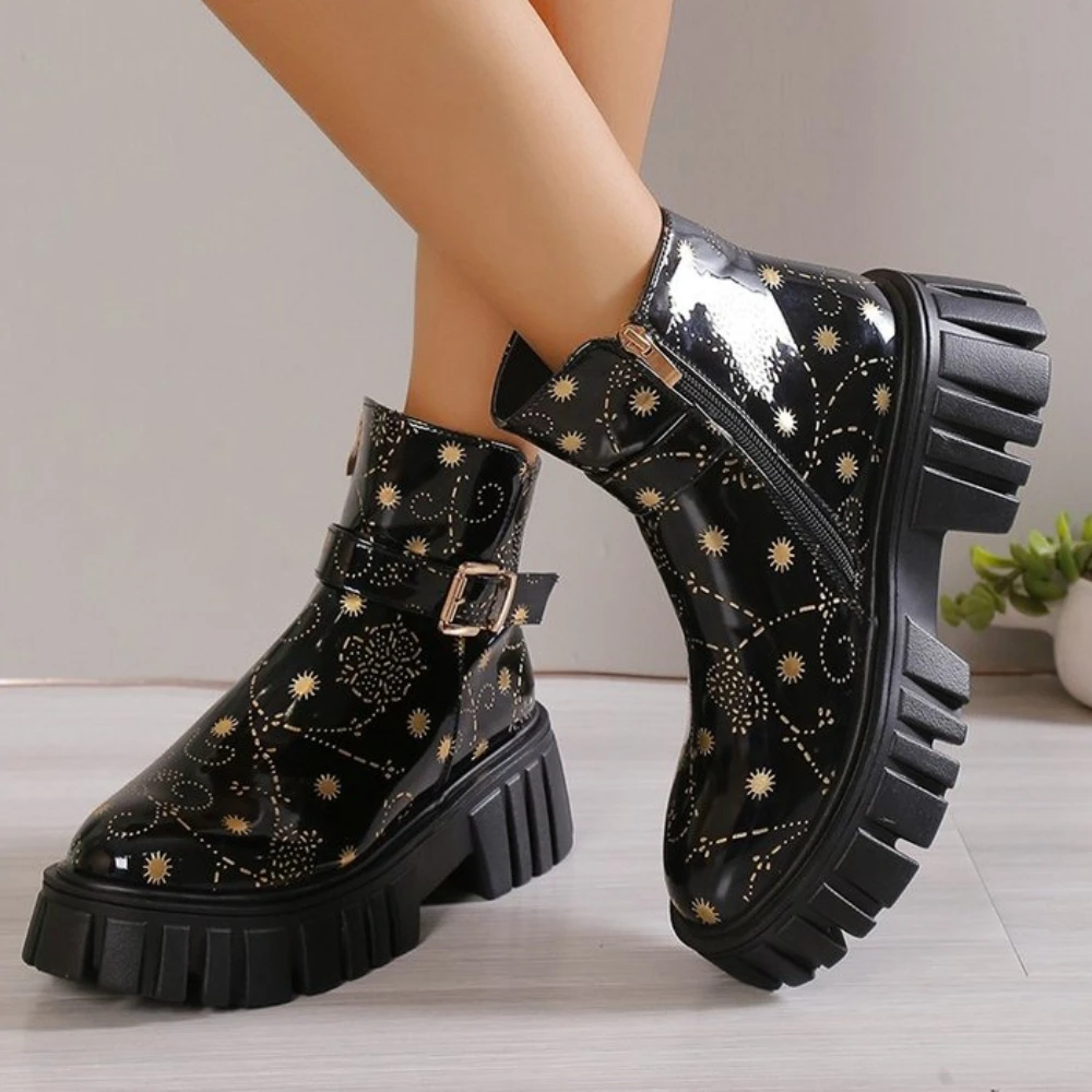 Купить Стильные Модные Женские Ботинки Цветом Пудры