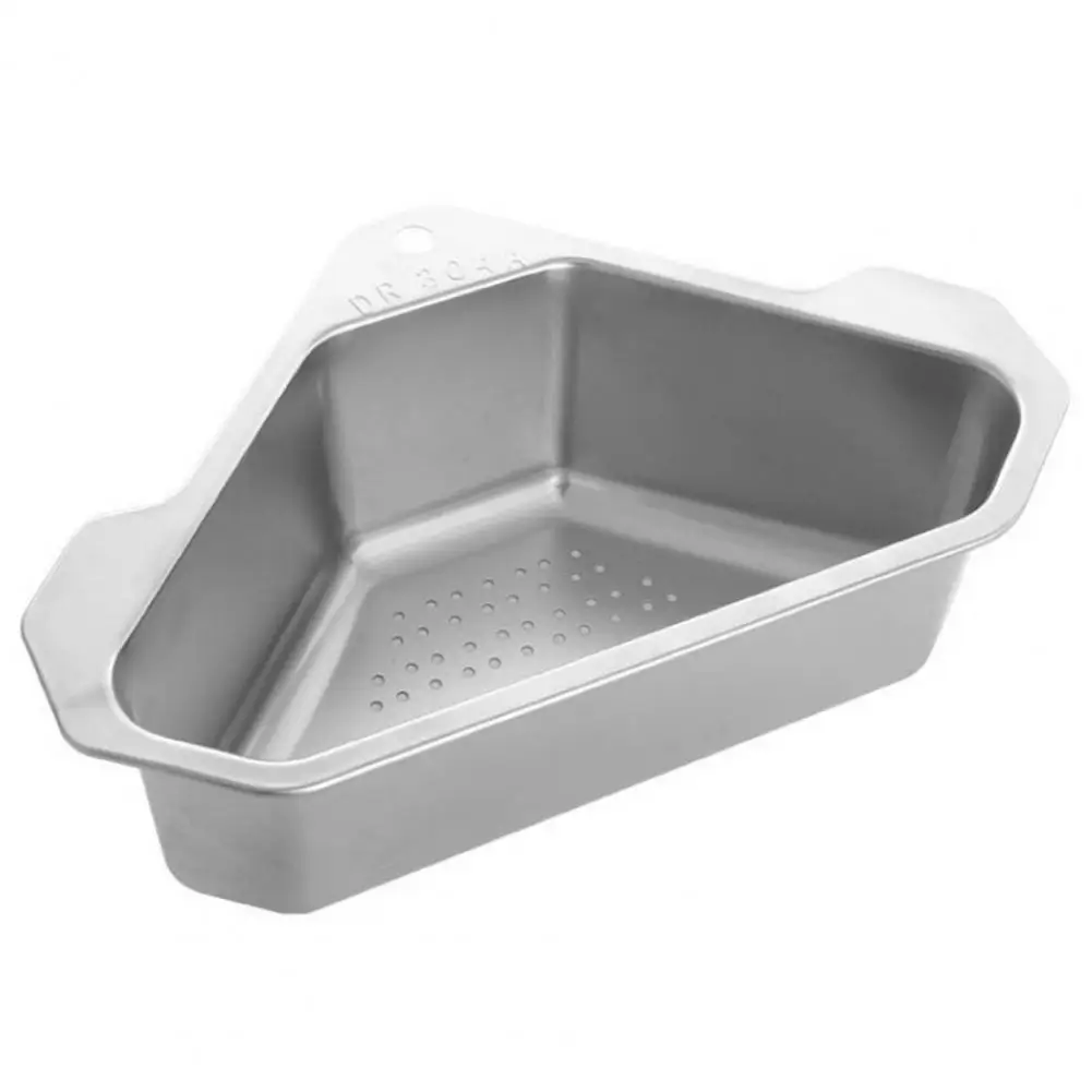 

Stainless Steel Durable Large Capacity Drain Colander Reusable Washing Basket Food Grade Kitchen Gadget