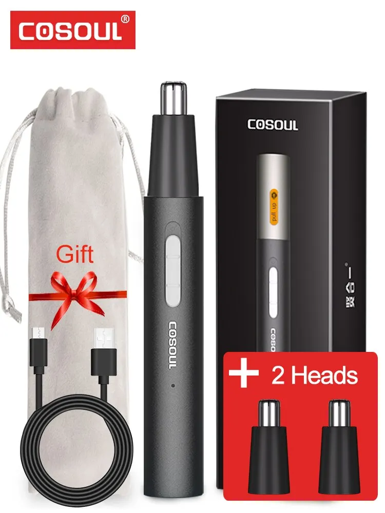 Nose Hair Trimmer Electric Rechargeable Nose Trimmer Men Sha