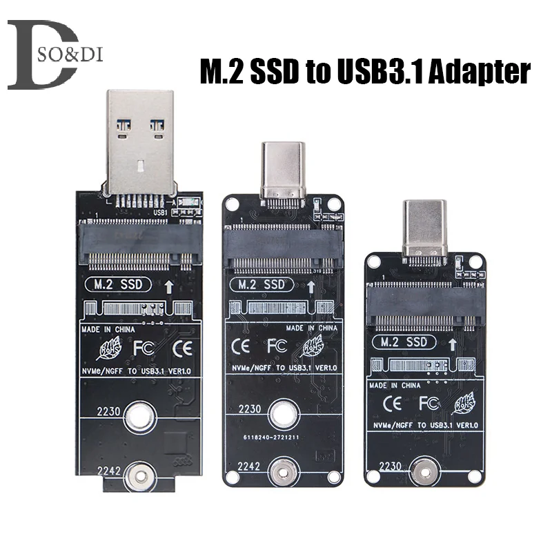 Адаптер M.2 SSD на USB 2230 Type-C 1 шт.