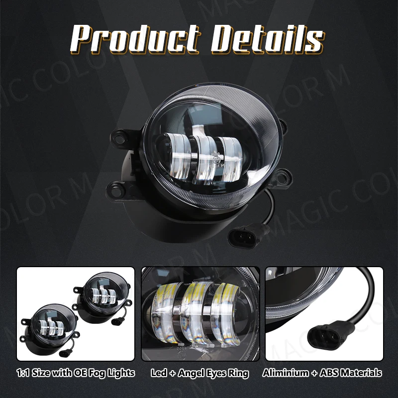 Фонарь для Toyota Corolla Camry Yaris RAV4 Prius CHR Hilux Lexus DRL дневные ходовые огни 3 5 дюйма белый