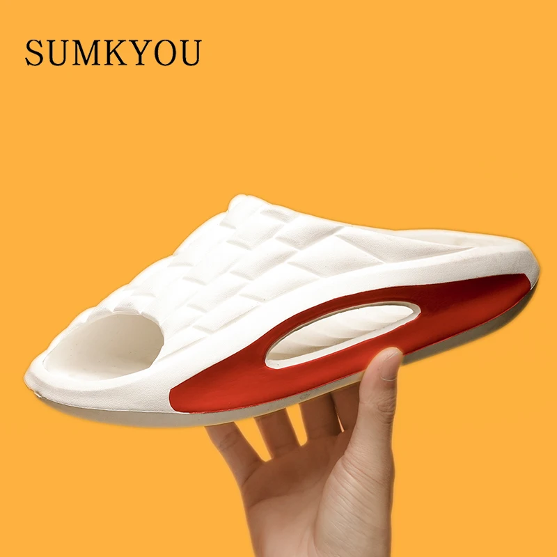 

Мужские Нескользящие шлепанцы, легкие сандалии для улицы, удобные, дизайнерские, летняя пляжная обувь, 2023