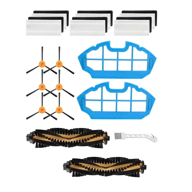 

17 Pcs Replacement Parts For Ecovacs Deebot N79 N79S DN622 500 N79W Yeedi K600 K700 Robotic Vacuum Cleaner