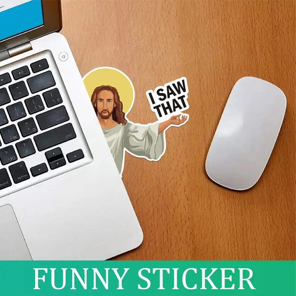 

10pcs Jesus Christian Prayer Blessing Graffiti Decals Sticker Luggage Motor Luggage Notebook Diy Toys Christian Gifts Stickers