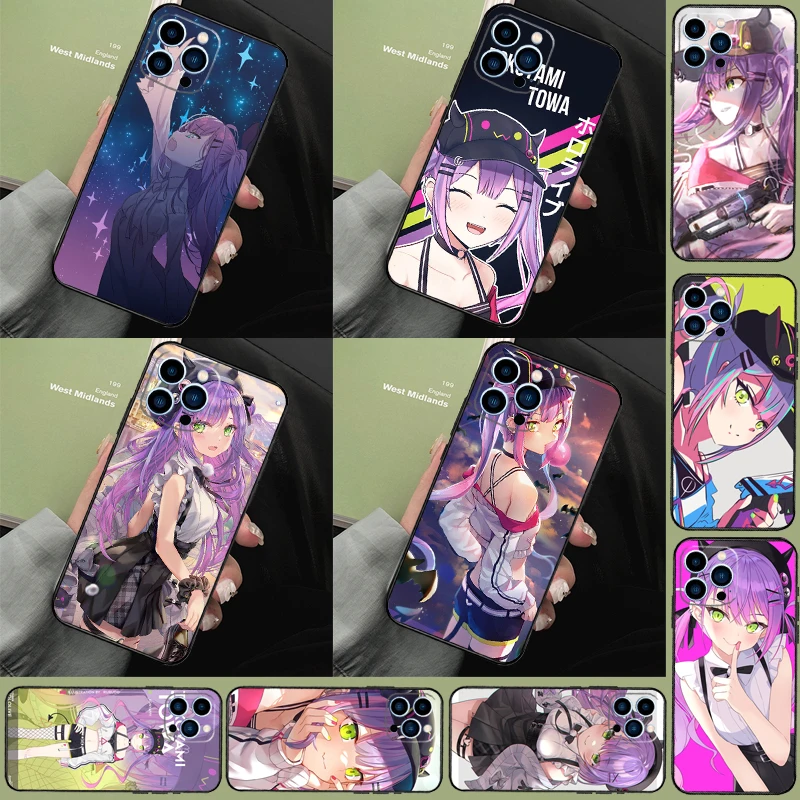 Чехол для телефона Tokoyami Towa Hololive для iPhone 13 12 11 14 Pro Max X XR XS, чехол для iPhone 12 13 Mini 7 8 Plus