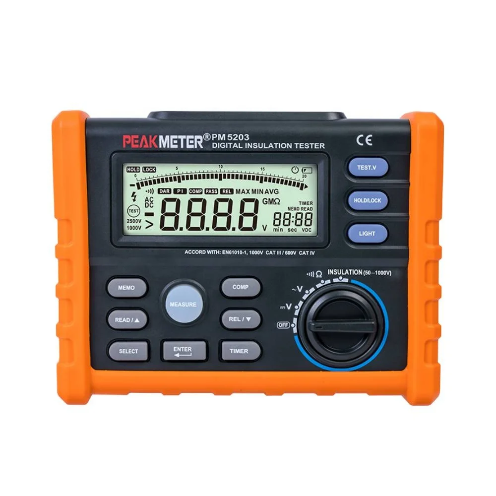 

Аналоговый и цифровой тестер изоляции 1000 в 1 кв тестер сопротивления изоляции мегомер тестер до 10 г Ом MS5203