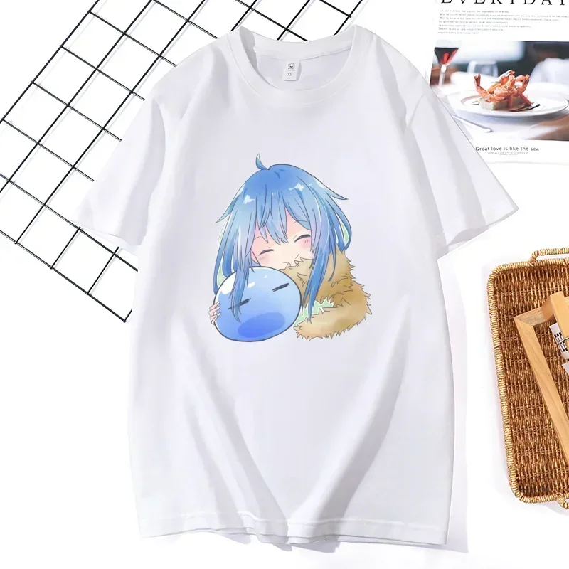 2025 модная женская футболка Rimuru Tempest That Time I Got Reincarnated As A Slime с коротким рукавом
