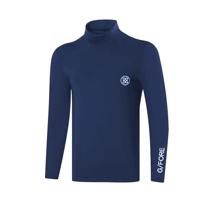 Men's Golf Long Sleeve Sports T-shirt Outdoor Leisure Quick Drying Breathable Crew Neck White Bottom Shirt Top Spring Summer