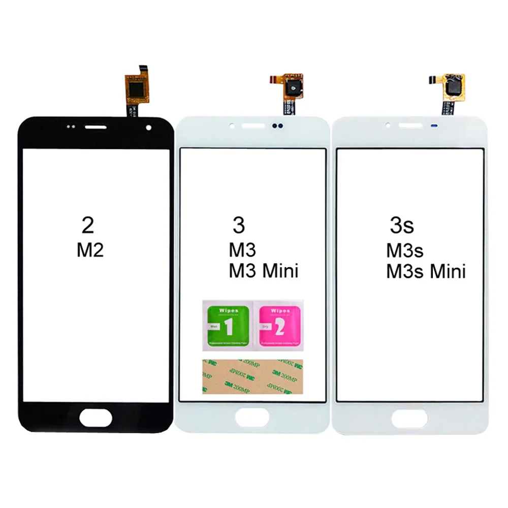 

For Meizu M3S M3 Mini M3 M2 Touch Screen Digitizer For MeiLan 2 3 3S Mini Touch Front Glass Panel Sensor Phone Parts
