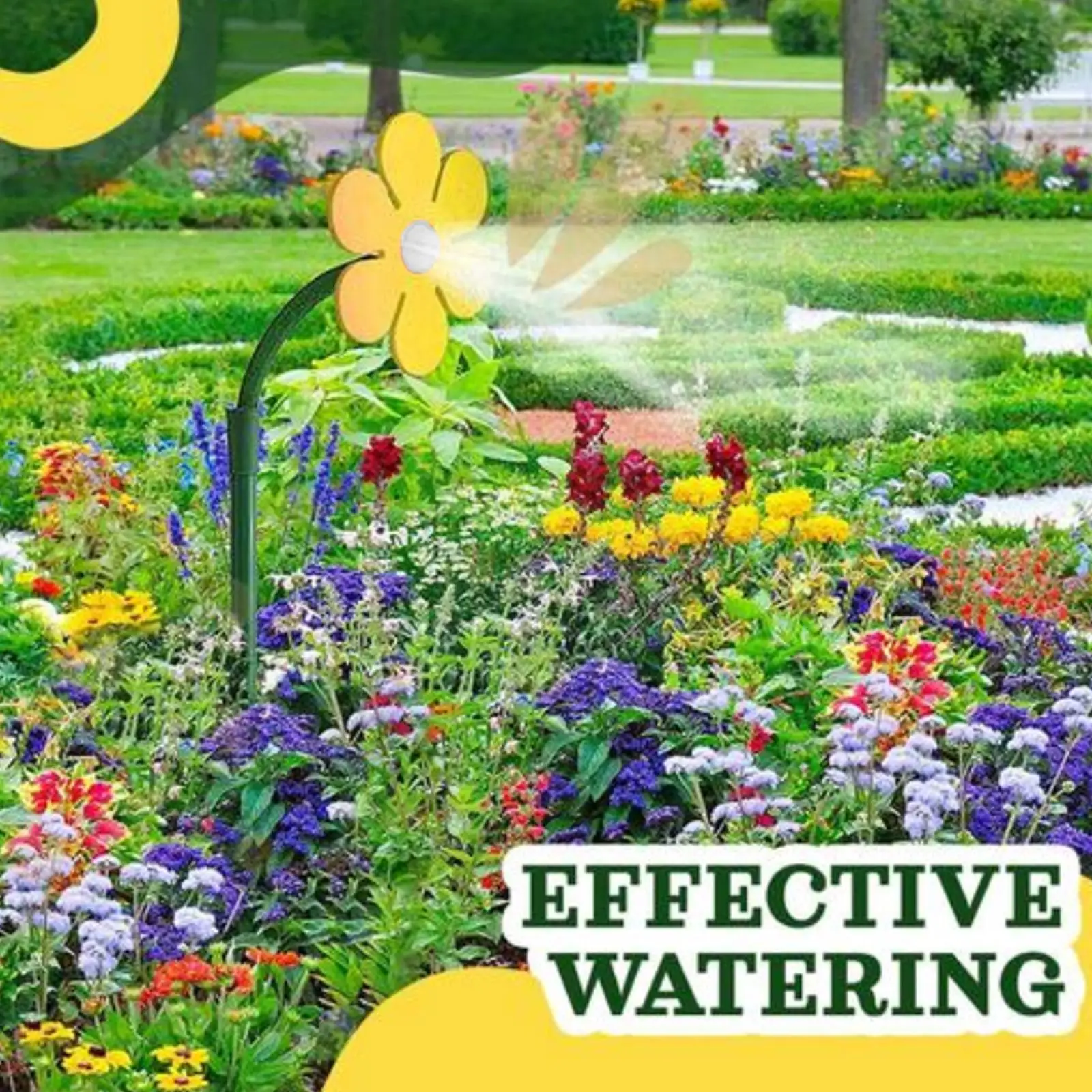 

Rotating Crazy Daisy Sprinkler Crazy Flower-shaped Coupling Garden Garden Lawn Nozzle Rotating Sprinkler System Irrigation D9O6