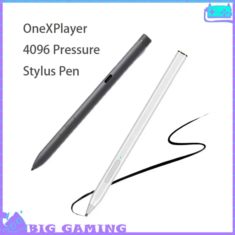 Фото Оригинальный стилус для игровой консоли OnexPlayer Super X X1 PRO, 4096 уровней чувствительности к давлению, активный стилус для портативных игровых консолей №1