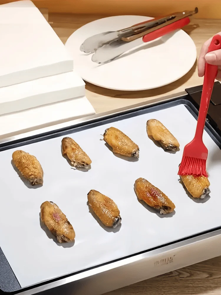 100 листов для выпечки пергамента белая антипригарная бумага 30 х40 дюймов готовки