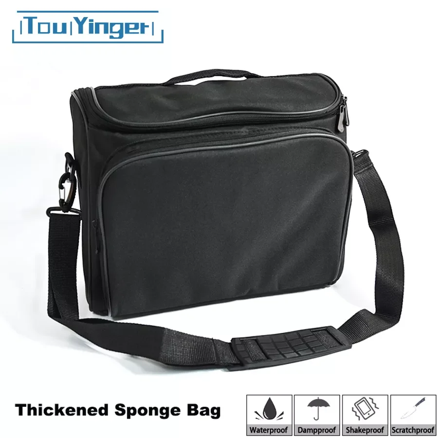

Touyinger Everycom Projector Storage Bag for X20 T4 mini T2A M5 LED96 support most LED projector multi-function black bag
