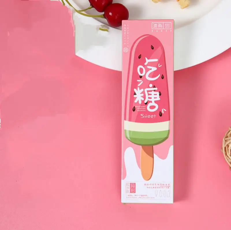 

30 Pcs/pack Kawaii Cute Ice Cream Bookmark Gift Stationery Film Bookmarks Book Holder Message Card School Supplies