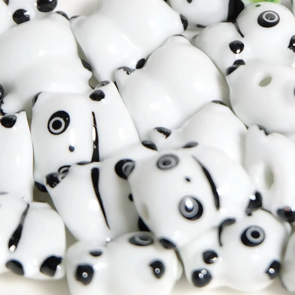 16x18 мм керамические бусины в форме танцующей панды ювелирные изделия сделай сам