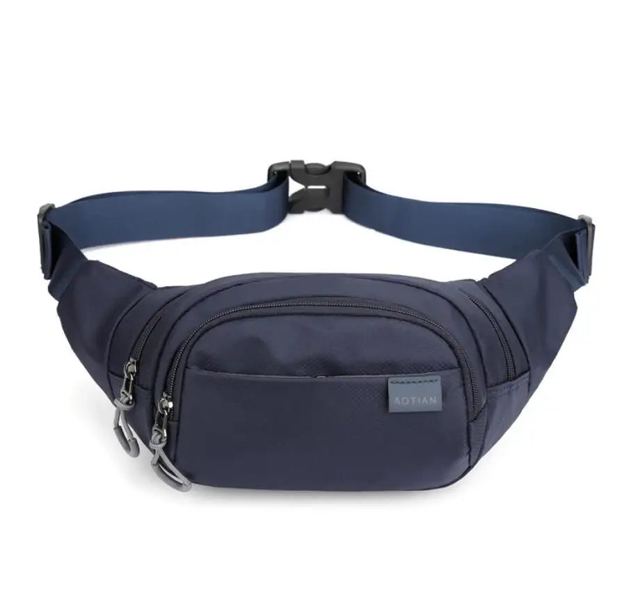 

2022 New Men Waist Packs New Fashion Waterproof Fashion Travel Zipper Bags
