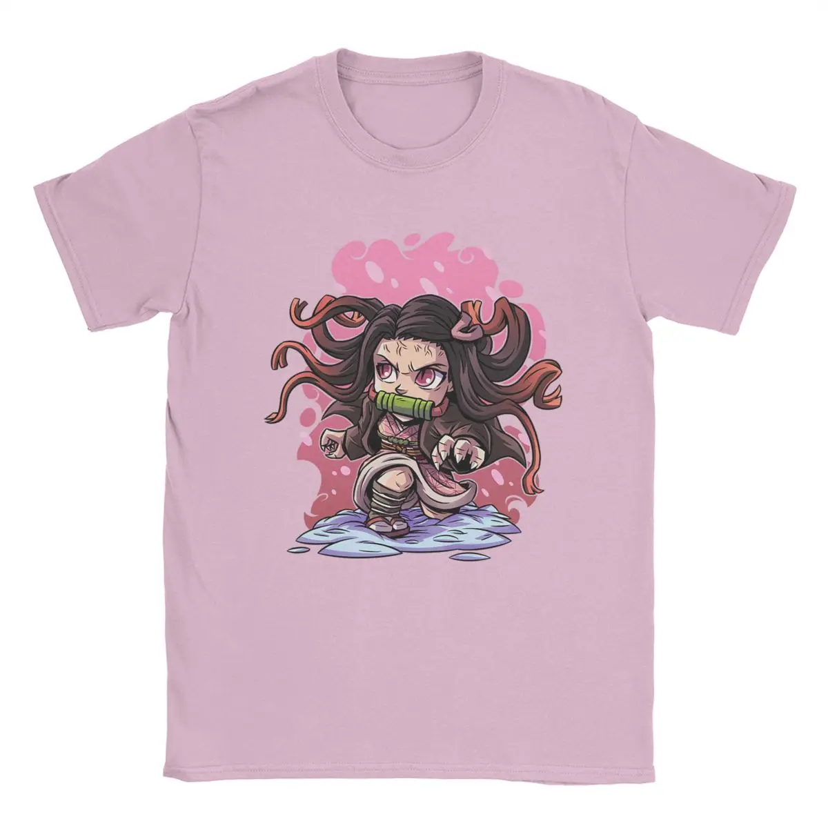 

Demon Slayer Anime Kamado Nezuko T Shirt Men 100% Cotton for Male T-Shirts Crew Neck Tee Shirt Short Sleeve Clothing Gift Idea