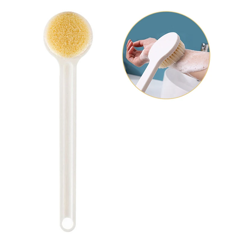 

Bath Brush Long Handle Bath Rub Back Brush Bath Artifact Soft Bristle Shower Scrub Brush Exfoliating Skin Cleaning Tools