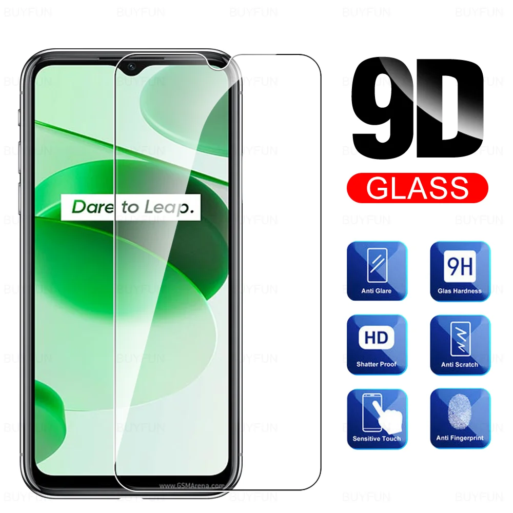 

Закаленное стекло с полным покрытием для Oppo Realme C35 6,6 дюйма, защитные пленки для экрана Realme C31 6,5 дюйма, защитное стекло, прозрачная защитная п...