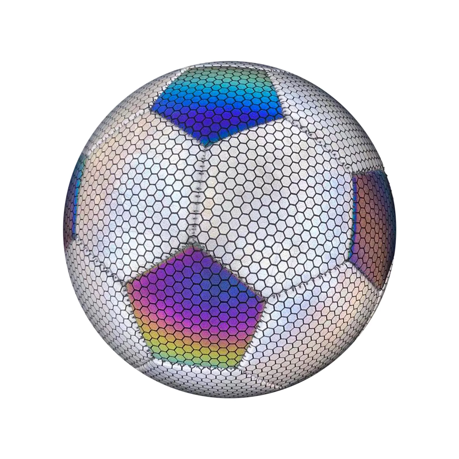 

New Reflective Soccer Ball Luminous Night Glow Footballs Adult Child Training Competition Football Student Training Soccer Ball