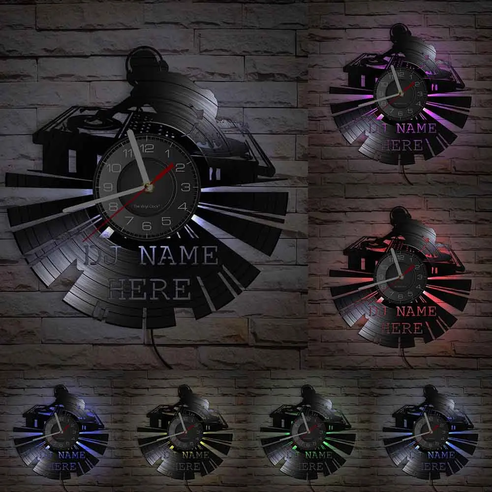 Настенные часы из винила The Vinyl Clock