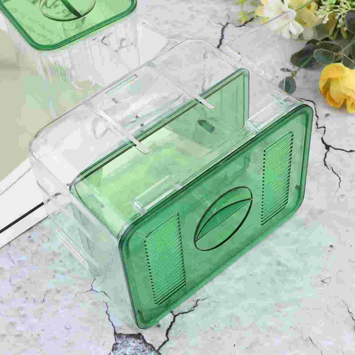 Fish Incubator Aquarium for Maternity Hatchery Aquariums &amp Bowls Tank Guppy Filters Feeder Sponge Decorate Aqaurium Paridera