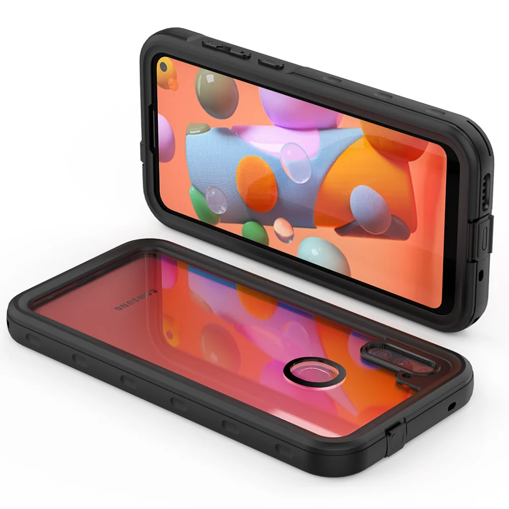 

For Samsung Galaxy A11 Case Cover TPU + Transparent PC Shockproof Silicone Waterproof Phone Case for Galaxy A11 US Version