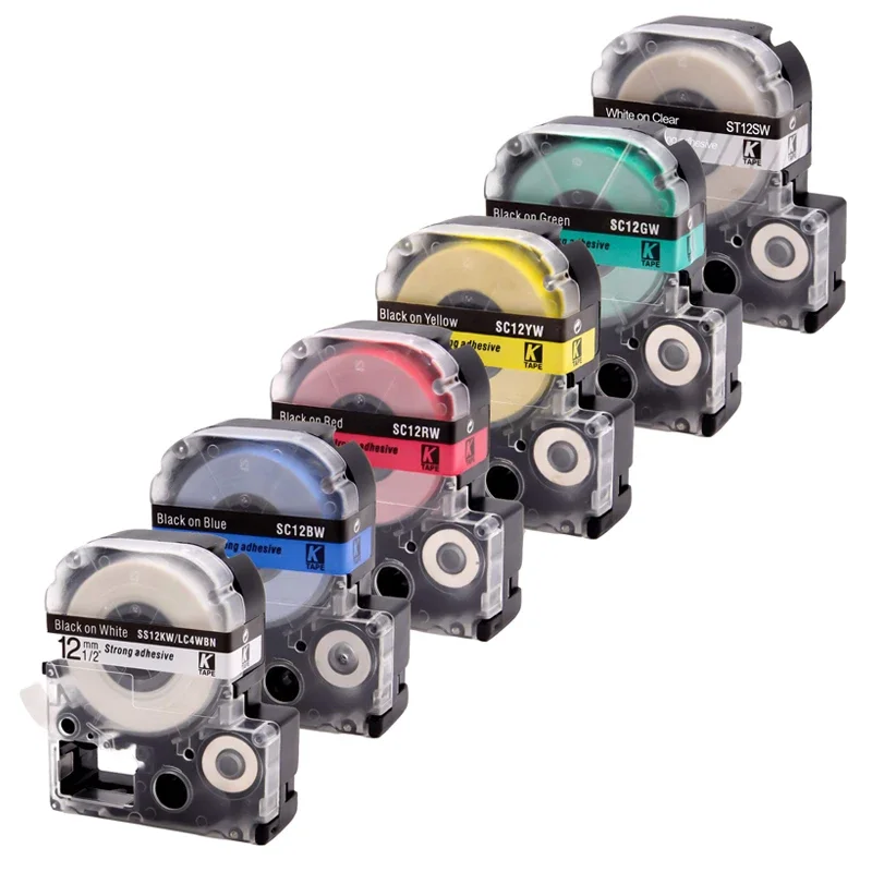 Совместимая лента для этикеток Epson 1 шт. 12 кВт 9 6 18 24 используется EPSON