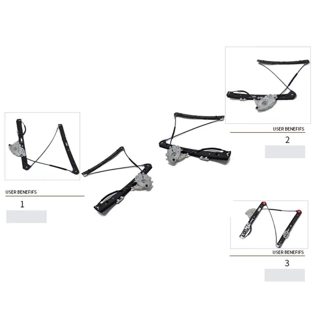 Стеклоподъемник без двигателя для BMW 3 серии E46 98-05 передний правый 1-шт. в