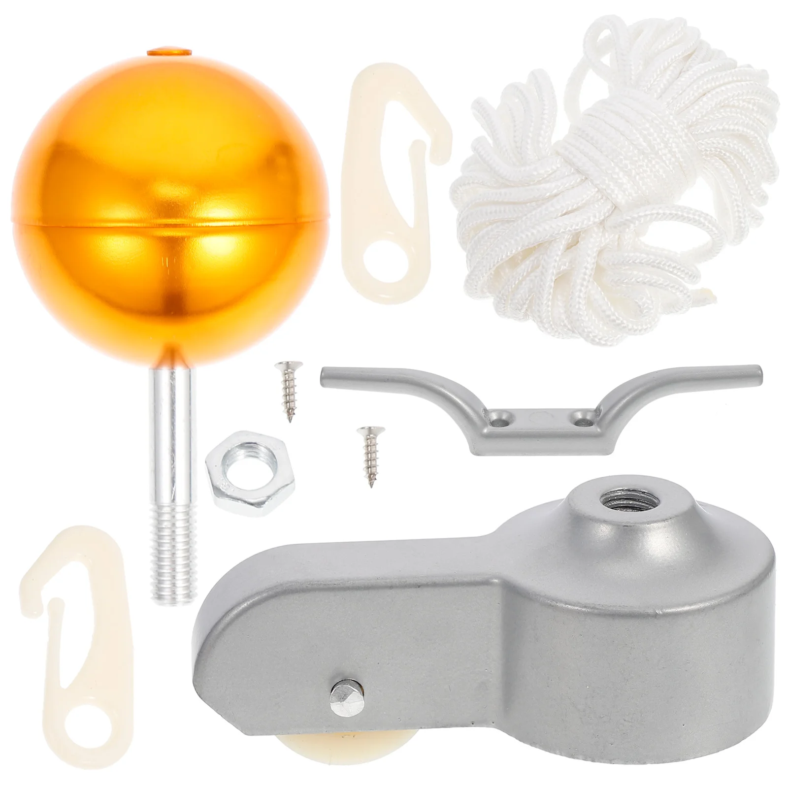 

1 Set Flagpole Parts Repair Kit Flagpole Accessory Kit Flagpole Fitting Kit