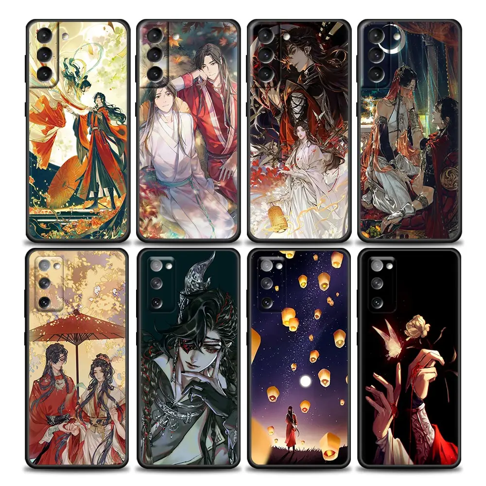 

Heaven Official's Blessing Anime Case Cover For Samsung Galaxy S21 S22 S20 S 22 Ultra FE Plus S7 S8 S9 S10 Plus Soft Cases Funda