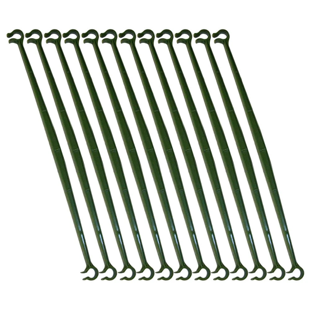 

12 Pcs Pile Arm Tomato Cage DIY Support Cages Indoor Pot Supports Gardening Rod House Plants Trellis Stake Connector Arms