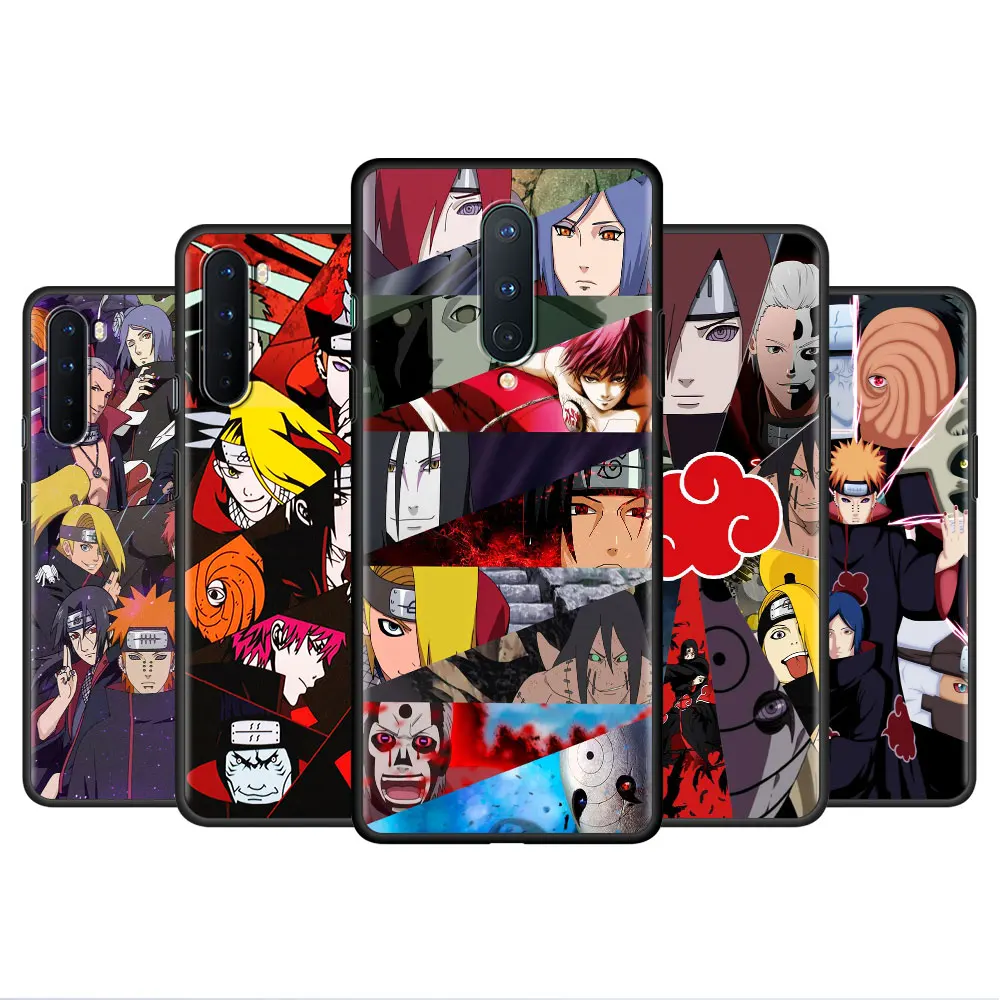 

Narutos Akatsuki Itachi Soft Case For OnePlus 8T 9 8 7Pro Nord 2 5G N10 9R 10 Phone Cover for Oppo A95 A53 A93 F19 Celular Shell