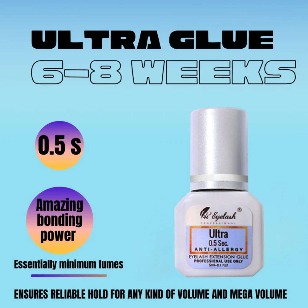 Клей для ресниц Быстросохнущий антиаллергенный водостойкий 5 мл 0 сек | Красота и
