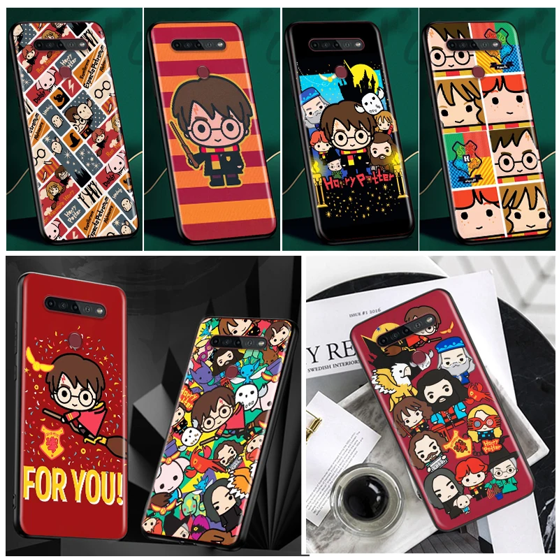 

Cute Ring Potters Wand Harries Phone Case Black For LG Q60 V60 V50S V50 V40 V30 K92 K71 K61 K51S K41S K50S K22 G8 G8X G8S ThinQ