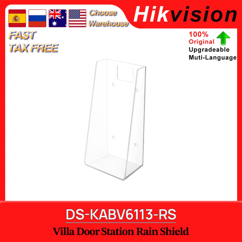 Hikvision Original DS-KABV6113-RS Дверная станция для виллы Дождевик Защитный щит дверной