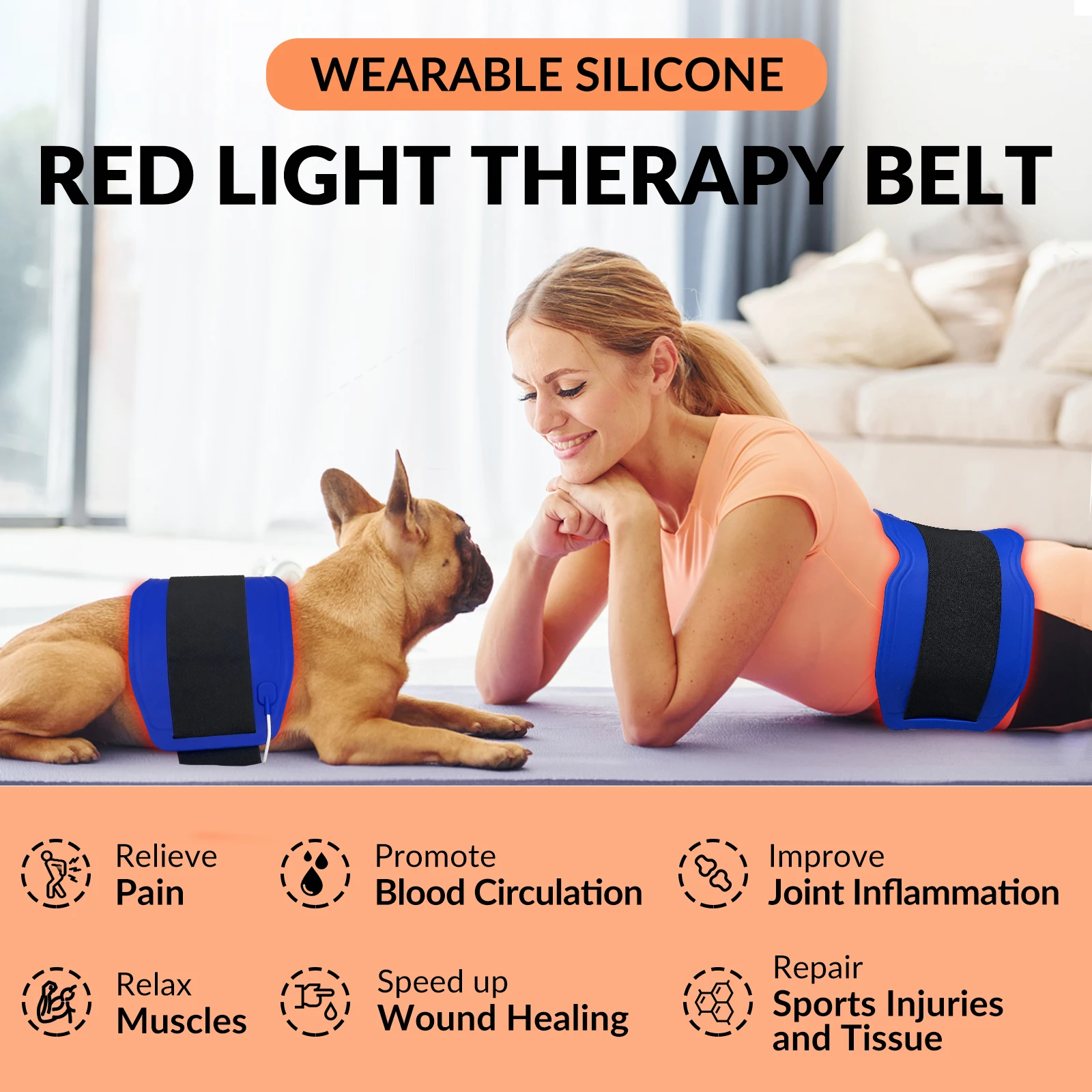 Светодиодная лампа ZJZK для обмотки тела инфракрасная терапия 850nmx150chips + 940nmx150chips от