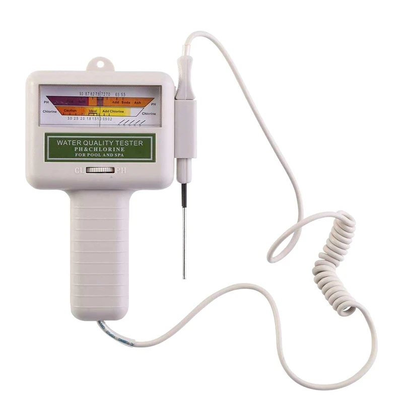 

PC-101 PH CL2 Chlorine Tester Water Quality Tester Portable Home Swimming Pool Spa Aquarium PH Meter Test Monitor